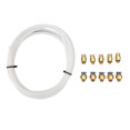 thumbnail image 2 of 3D Printer PTFE Tube, 6.6ft Reduce Wear PTFE Tube PC4 M6 Pneumatic Fittings  for Replacement for PLA, 2 of 8