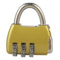 thumbnail image 1 of Suitcase Lock  3 Digit Combination Lock Security Heavy Duty Zinc Alloy Luggage Locks For Suitcase, 1 of 8