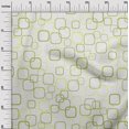 thumbnail image 3 of oneOone Cotton Flex Green Fabric Geometric Craft Projects Decor Fabric Printed By The Yard 40 Inch Wide, 3 of 4