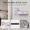 thumbnail image 2 of Weekly Pill Organizer Magnetic Removable Pill Box Day Time a Day Large Pill Case Travel Week Once Daily Medication Dispenser Medicine Container Holder for Supplement Vitamin Blac, 2 of 6