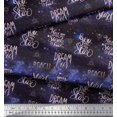 thumbnail image 2 of Soimoi Cotton Poplin Fabric Text & Sacred Geometry Galaxy Print Fabric by the Yard 42 Inch Wide, 2 of 3