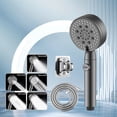 thumbnail image 2 of Yhmxh Turbocharged Shower Head With Super Powerful Water Volume For Home Bathroom Bath Water Heater Bath Heater Pressurized Shower Head 5 Kitchen Essentials Home and Kitchen Kitchen Tools, 2 of 6
