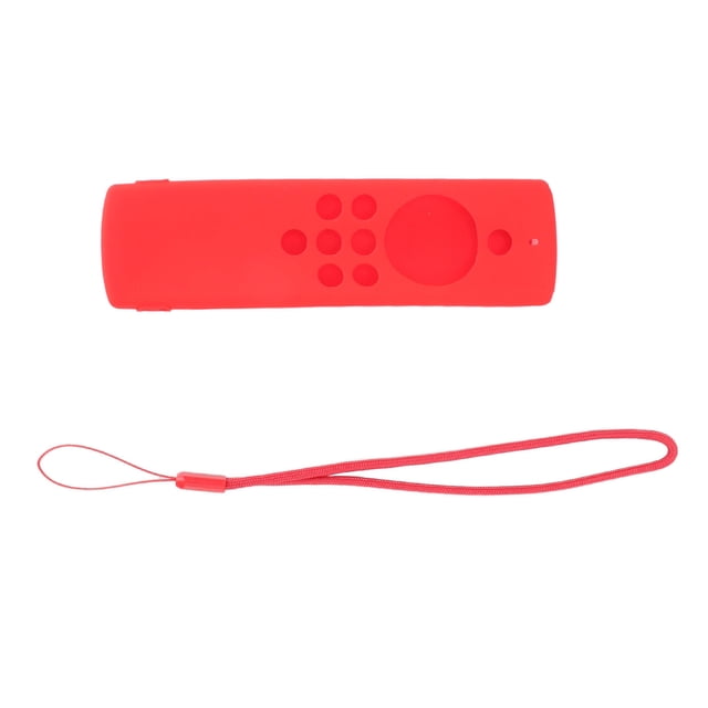 Remote Control Protective Case, Accurate Cutouts Washable Remote Control Cover Shockproof For Family Red