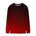 thumbnail image 5 of LOVZFMLL Cardigan pour Femmes Cardigan Décontracté Imprimé en Tricot pour Dames avec Veste Boutonnée et Haut, 5 of 5