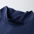 thumbnail image 4 of Xnihocha 3 Pack Men's Mock Neck Short Sleeve T-shirt Athletic Running Gym Workout Basic Tee Tops Blue L, 4 of 7