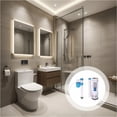 thumbnail image 2 of Toilet Tank Repair Kit with Dual Flush Valve and Fill Valve, Universal Toilet Parts Replacement Set with Chrome Push Button, Complete Flush System for Bathroom Renovation, 2 of 5