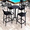 thumbnail image 4 of Siesta ISP161-BLA Octopus Round Bar Table  Black, 4 of 6