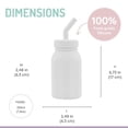 thumbnail image 3 of Melii gourde en silicone avec paille 177 ml pour bébés et tout-petits, 3 of 5
