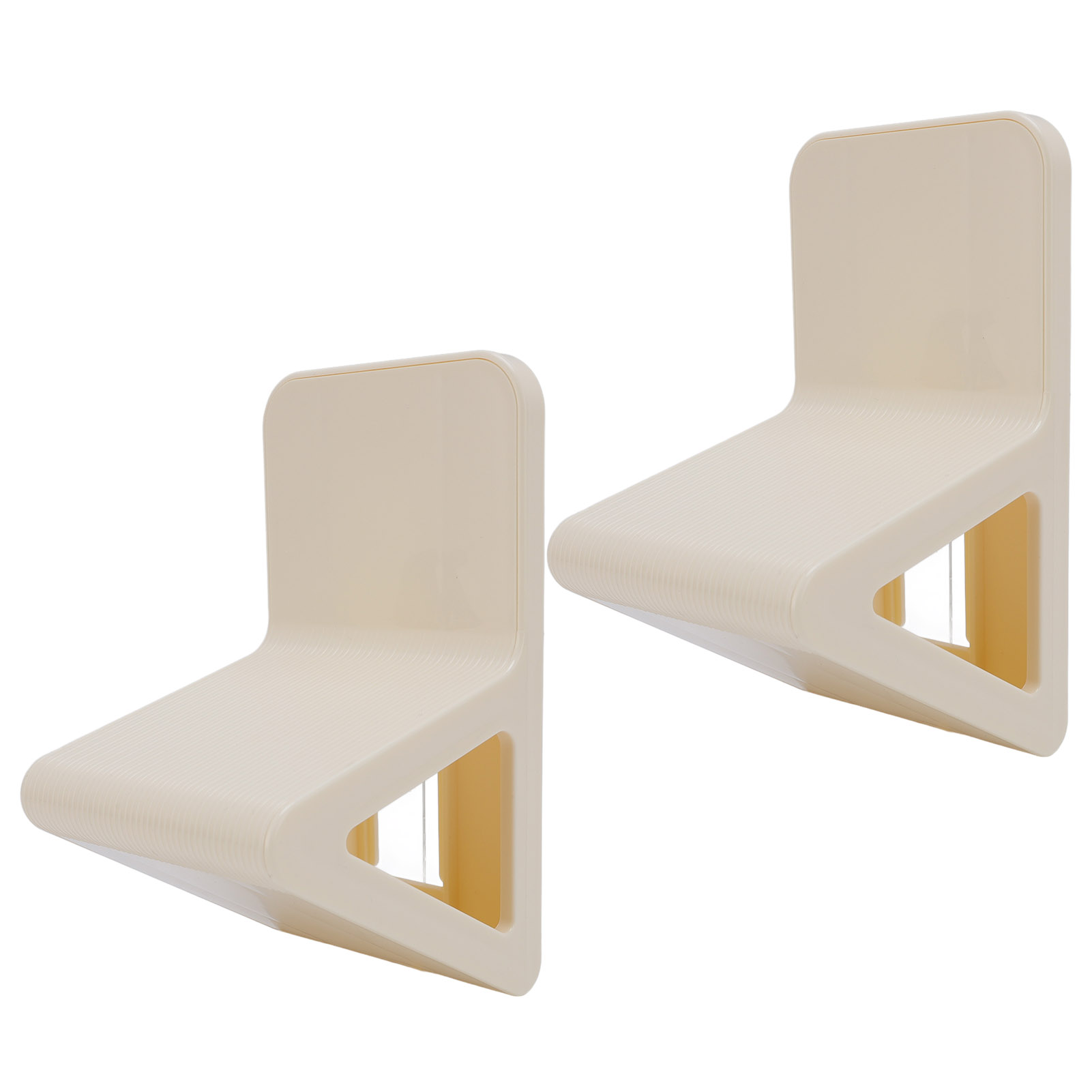 Repose-pied de Douche, 2 Pcs Repose-Pied de Douche Tabouret de Douche Repose-Pied de Rasage avec Support Antidérapant pour Jambes de Rasage Sans Perçage Mural Triangulaire