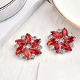 thumbnail image 2 of KLKCMS 2 Pcs Elegant Rhinestone Clips s Jewelry Crystal Decoration Buckle Heels Diamond Red, 2 of 6