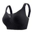 thumbnail image 1 of Non Wired Bra Women‘s Padded Full Cup Bra Without Underwire With Padding Seamless Bustier Bralette Breathable Soft, 1 of 5