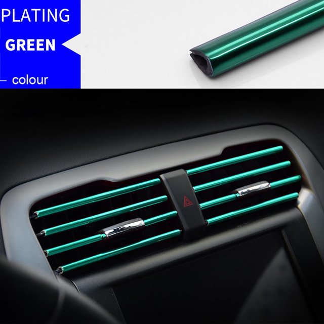 EGNMCR Room Decor Home Decor Modification Of The U-shaped Electroplated Bright Strips In The Decorative Strips Of Automobile Outlets, Chromium Plated Colorful Interior Decoration Decorative strip