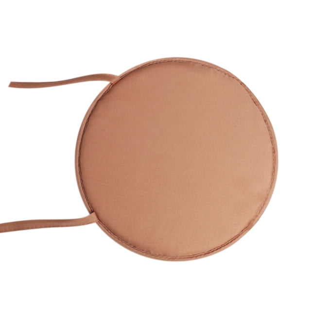 PRETXORVE Coussins d'Intérieur et d'Extérieur Coussins Ronds avec Attaches, Coussins Ronds pour Chaises de Salle à Manger Coussin de Siège Rond Ensemble de Coussins de Jardin pour Meuble