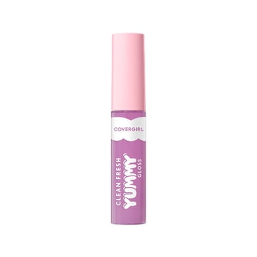 COVERGIRL Clean Fresh Brillant à lèvres Yummy infusé d'acide hyaluronique et d'antioxydants d'origine naturelle, pur, sain, végétalien et sans gluten