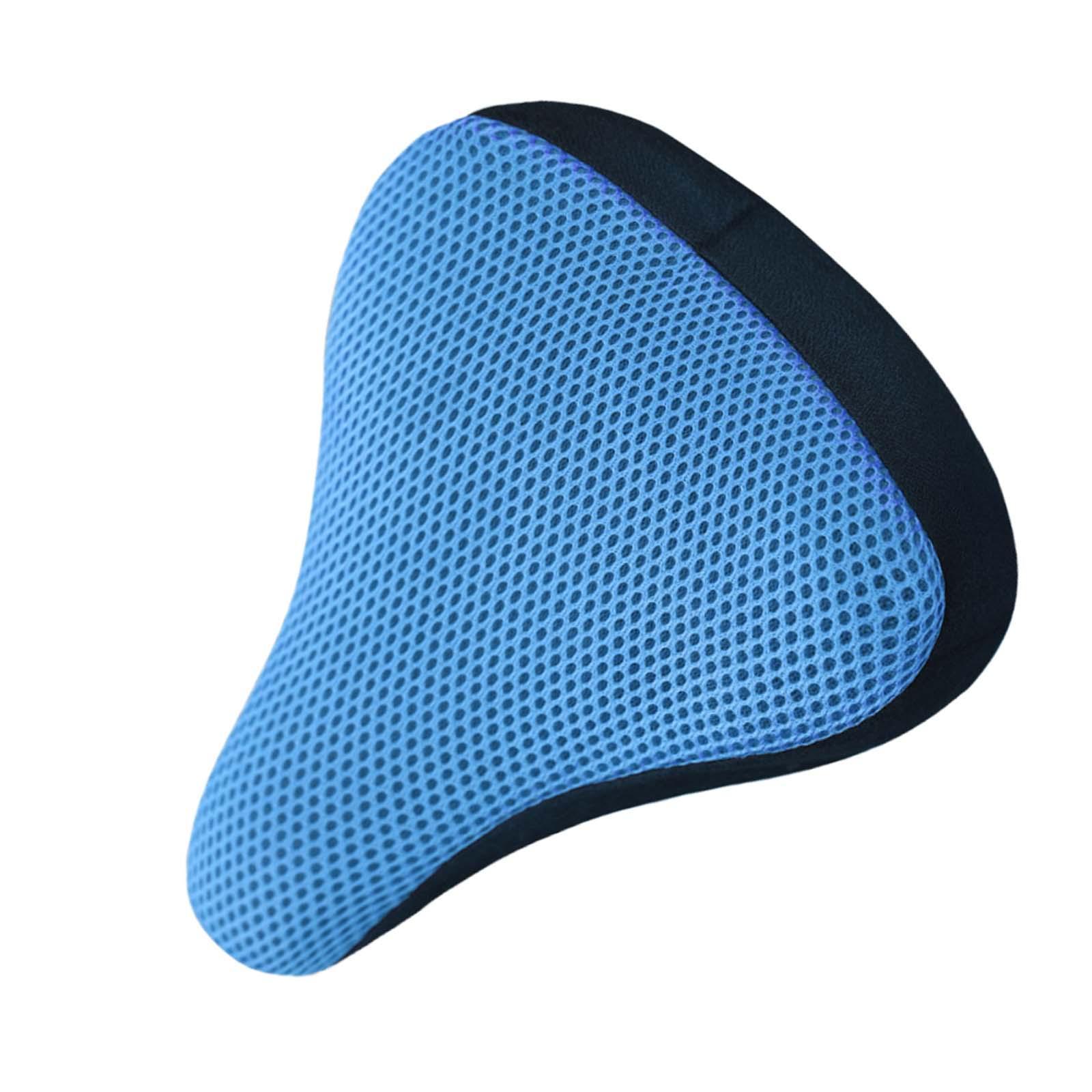 Almencla Bike Saddle Cover Comfortable Seat Protector for Mountain Road Bikes Blue