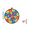 thumbnail image 2 of as show Kids Dart Board Set With Hook And Loop Axe Throwing Toy, Indoor Outdoor Fun, Safe Foam Axes, Score Tracking Game, 2 of 2