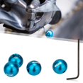 thumbnail image 2 of 4 Pieces Bike Brake er Inner Cable End Caps Crimping Parts Blue, 2 of 7