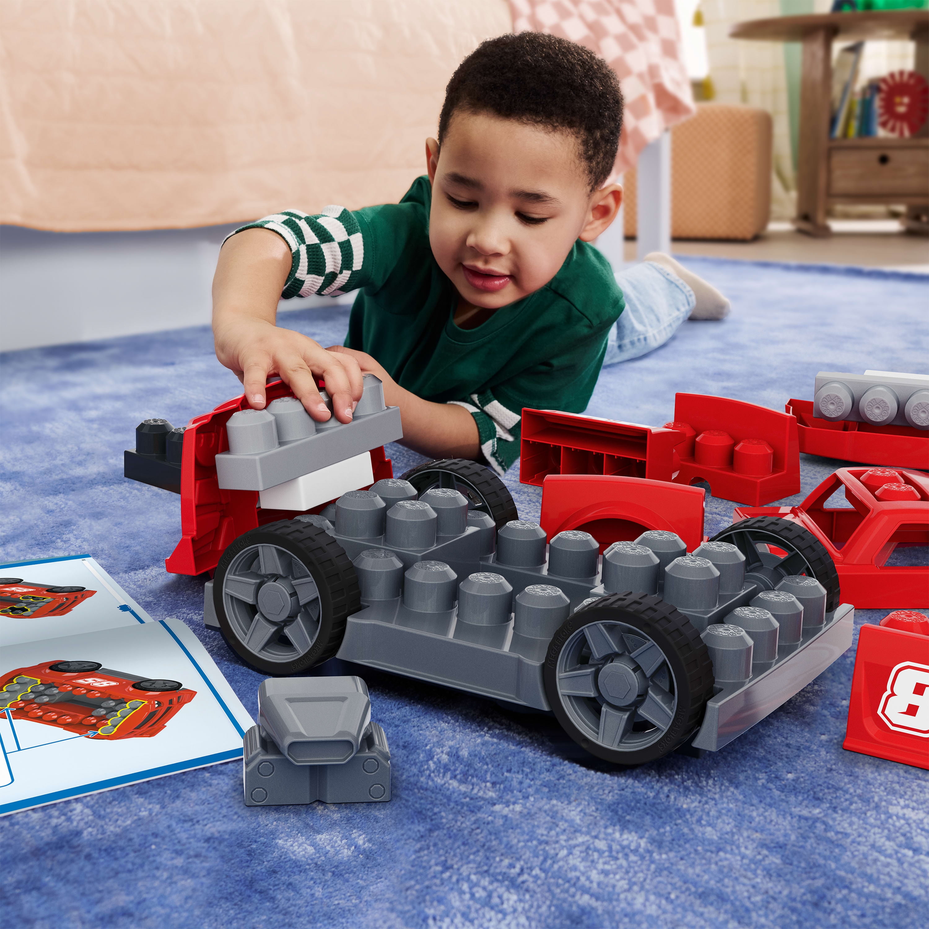 MEGA BLOKS Ma voiture de course à construire, 26 pièces - Exclusivité Walmart