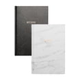 thumbnail image 1 of Carnet à couverture rigide Think Ink, motif marbre blanc – 5,75" x 8,5", 240 pages, 1 of 6