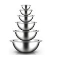 thumbnail image 1 of NutriChef 6 Pièces Cuisine à la Maison en Acier Inoxydable Mélange Bol de Service (4 Pack), 1 of 8