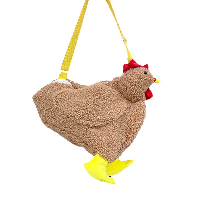 Hen Shape Cross-body Purse Chicken Handbag Chicken Purse For girls