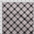 thumbnail image 3 of oneOone Tissu Polyester Lycra Tartan Imprimé au Mètre 56 Pouces de Large, 3 of 4