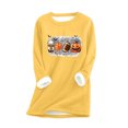 thumbnail image 2 of Costumes d'Halloween Aguichant pour Femmes Mode Décontractée Blouses et Chemises à Manches Longues à Col Rond Hauts pour Dames en Liquidation, 2 of 3