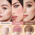 thumbnail image 2 of YOPTOP 3Pcs Contour Stick  Blush Stick  Highlighter Stick  Bronzer Stick  3 Pcs Cream Contour Kit With Brush For A Flawless Look  Contour Stick Makeup Non-Greasy Waterproof  Long-lasting, 2 of 7