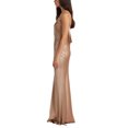 thumbnail image 4 of Faithtur Nouvelle Mode Femmes Robe Sans Manches Couleur Unie Bustier Élégante une Pièce, Robe de Banquet de Mariage Cocktail, 4 of 5