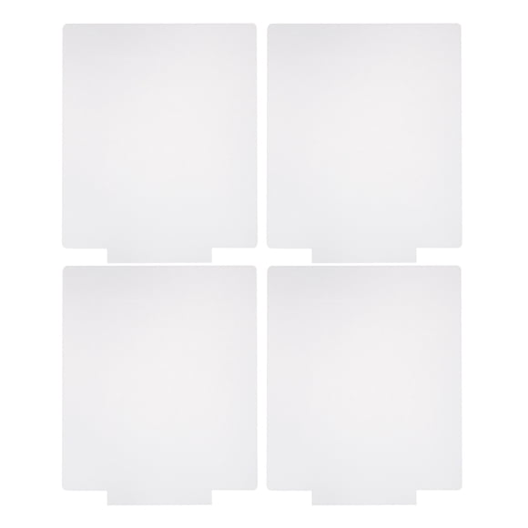4 Pcs Creative Acrylic LED Light Plate DIY Light Plate Transparent Light Board