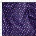 thumbnail image 4 of Soimoi Blue Poly Georgette Fabric Insect Printed Craft Fabric by The Yards 52 Inch Wide, 4 of 6