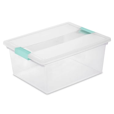 Sterilite Clear Deep Clip Box