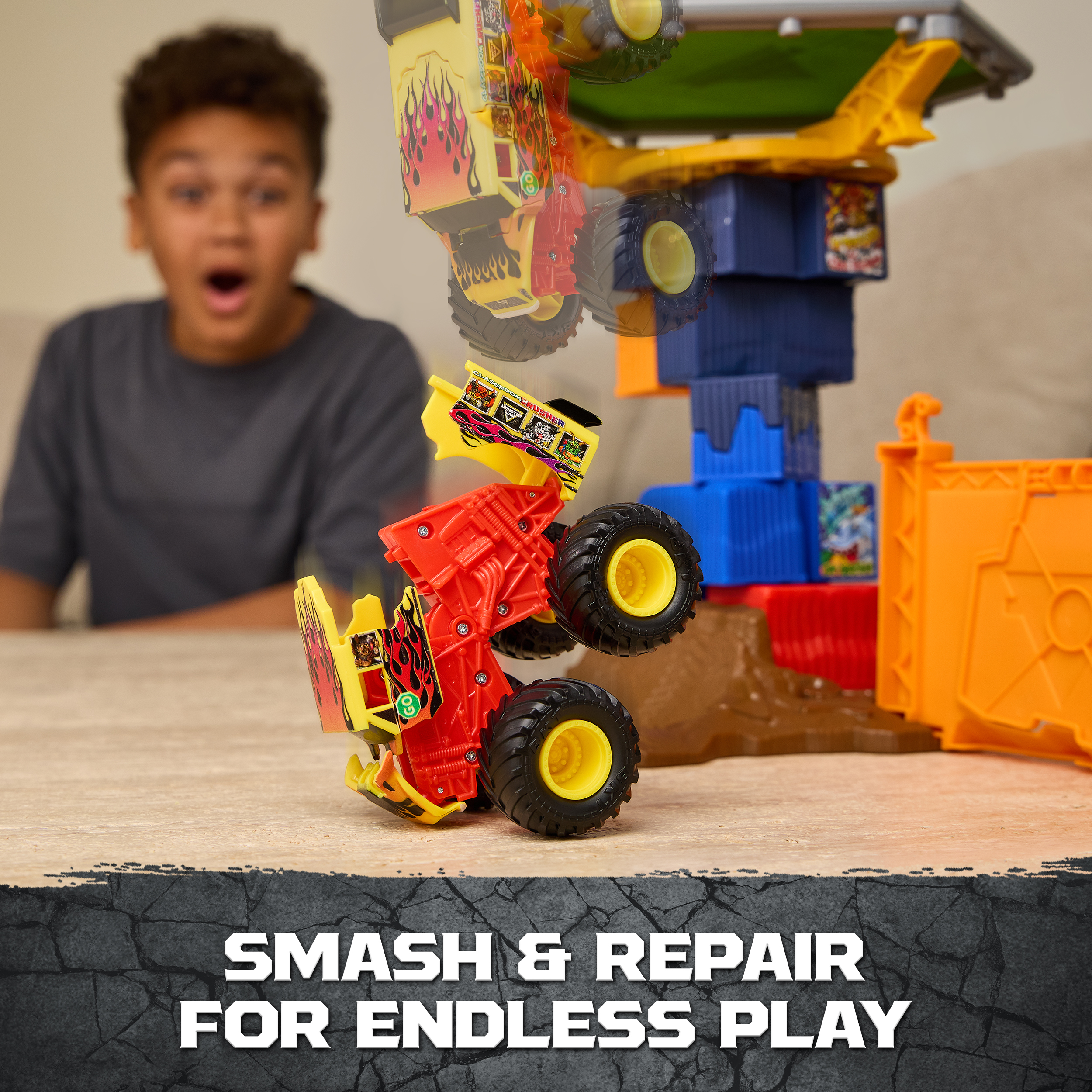 Monster Jam Coffret de véhicules
