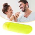 thumbnail image 1 of Travel Bottles Toothbrush Travel Case Portable Toothbrush Case With Ventilation Hole For Travel Plastic Toothbrush Holder Travel Size For Business Trip School Camping , Travel Bottles & Containers, 1 of 5