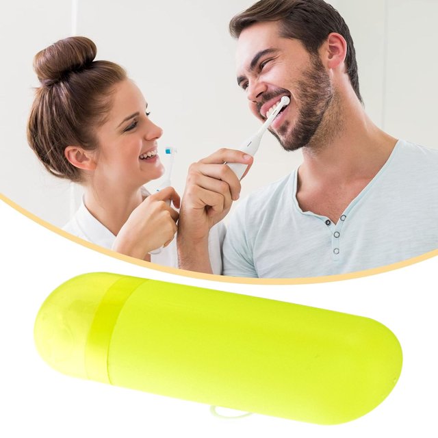 Travel Bottles Toothbrush Travel Case Portable Toothbrush Case With Ventilation Hole For Travel Plastic Toothbrush Holder Travel Size For Business Trip School Camping , Travel Bottles & Containers