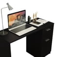thumbnail image 4 of Madesa Compact Computer Desk Study Table for Small Spaces Home Office 43 Inch Student Laptop PC Writing Desks with Storage and Drawer, Modern Ergonomic Gaming Workstation - Black, 4 of 5