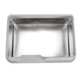 thumbnail image 3 of Stainless Steel Cat Litter Box, Side Entry Design Enclosed High Wall, Easy to Clean, Anti Shedding, Non Sticky, Anti Leakage Kitty Litter Box with Scoop, for Cats, Rabbits, Ferrets, 3 of 7