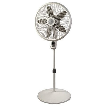 Lasko Ventilateur sur Pied Cyclonique Tourbillonnant 18 Pouces" Écoénergétique avec 3 Vitesses, Hauteur Réglable et Oscillation Généralisée, Télécommande Gratuite Incluse