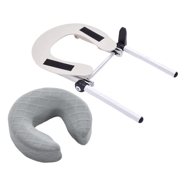 lionlar Massage Table Face Down Pillow Comfort Practical Premium Face Cradle Cushion Light Gray