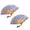 Pink 2Packs, variant on Paper Fans Set – Stylish Folding Hand Fans for Dance Party and Craft Use – Handheld Fans for Concerts Weddings and Events, 21x5 cm, Pink 2Packs