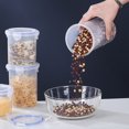 thumbnail image 3 of Hinati Clearance Sales Today Kitchen Storage Box Sealed Food Preservation Plastic Airtight Food Storage Containers Set, Dry Food Canisters for Pantry Organization and Storage, 3 of 7