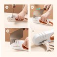 thumbnail image 3 of Portable Whetstone Kitchen Handheld Sharpener Reusable Professional Sharpening Stone Handheld BBQ Restaurant Grindstone Supplies White, 3 of 9