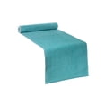 thumbnail image 1 of Chambray Ribbed Table Runner (Teal) - Set of 2, 1 of 1