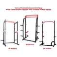 thumbnail image 2 of Sunny Health & Fitness Dip Bar Attachment for Power Racks and Cages – SF-XFA002, 2 of 8