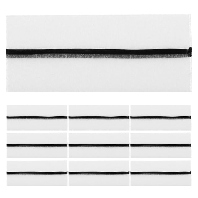 Shisuyan Bandes pour Cils Noires 40 Pcs Ruban 1.3X0.6X0.04 Po pour Extensions de Cils