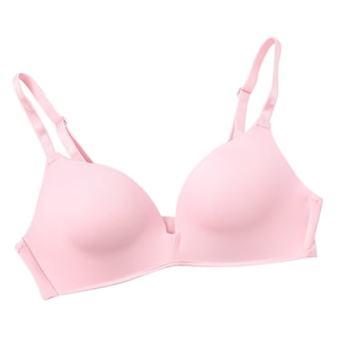 Soutien-gorge T-Shirt Sans Armatures pour Femmes, Soutiens-Gorge pour Femmes Confort Sans Coutures, Soutien-Gorge Léger Ajustable, Soutiens-Gorge Sans Armatures de Tous les Jours pour Femmes, Soutien-Gorge T-Shirt Doublé Confort Effet Lissant sous les Aisselles pour Femmes