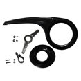thumbnail image 1 of Almencla Protège-Chaîne de Vélo Portable Couvercle Manivelle Durable pour Accessoires de Conduite en Plein Air Noirensemble Complet, 1 of 7