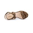 thumbnail image 4 of BLISSFUL STEP Chaussures pour Femmes Sandales Espadrilles à Talon Compensé Slingback à Brides Croisées Léopard 7, 4 of 8
