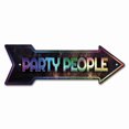 thumbnail image 1 of SignMission P-ARROW10-999683 10 x 30 Po Personnes de Fête Large Signe Flèche, 1 of 4