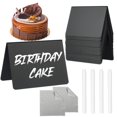 thumbnail image 2 of SHISUYAN Double Sided Mini Chalkboards for Writing Use Reusable Plastic Assorted Color 30 Pieces, 2 of 8